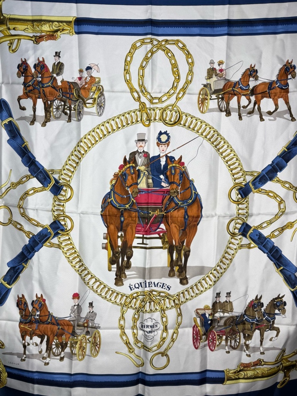 HERMES SILK SCARF